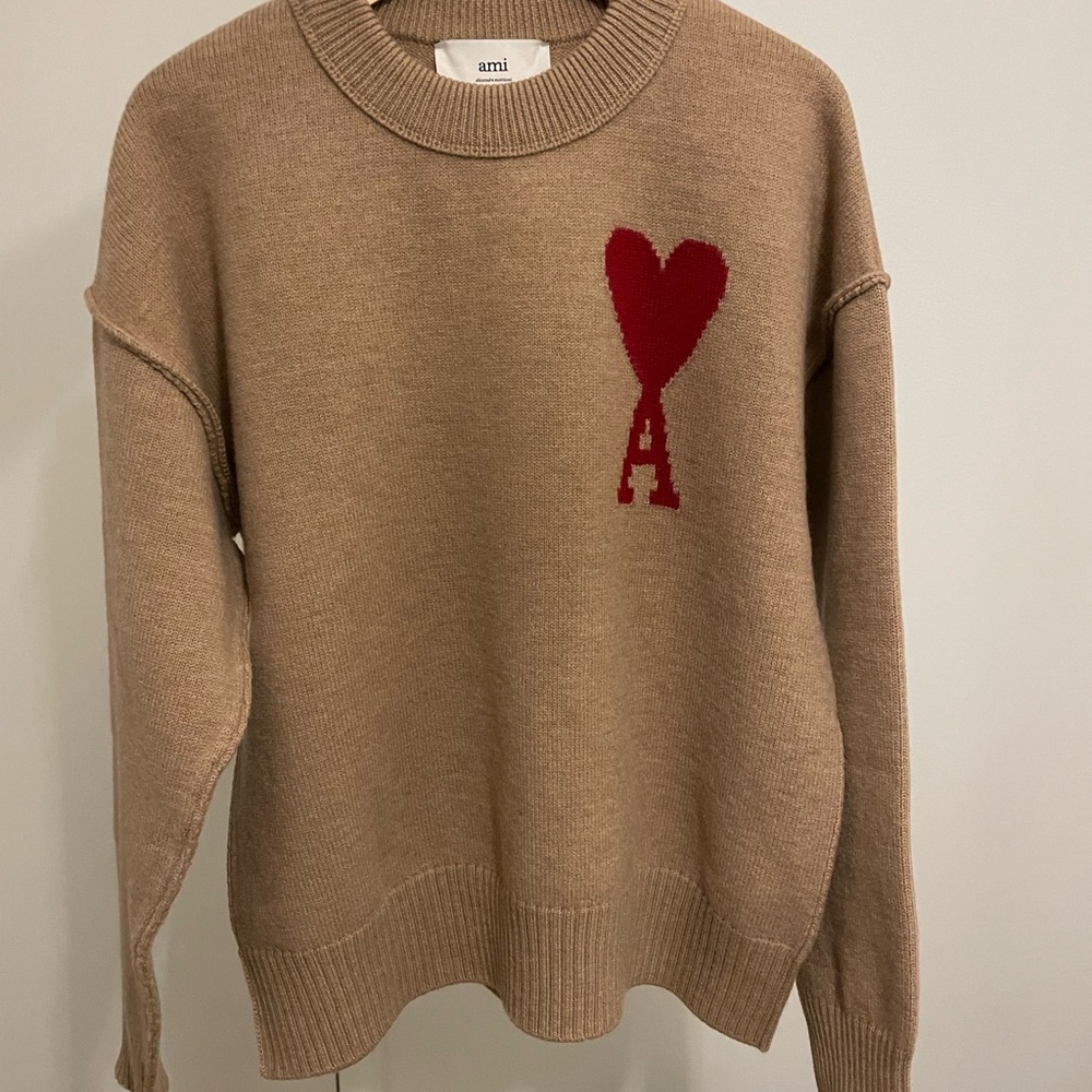 Beautiful Beige Ami Paris Sweater (insane quality)